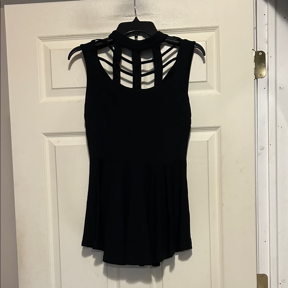Jawbreaker Caged Black Top Size Large